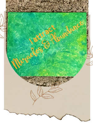 Abundance - Affirmation Painting