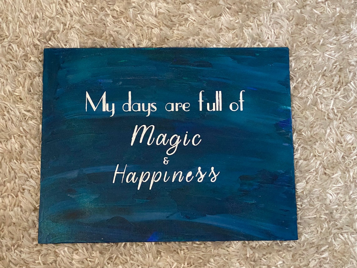 Magic & Happiness - Affirmation Painting