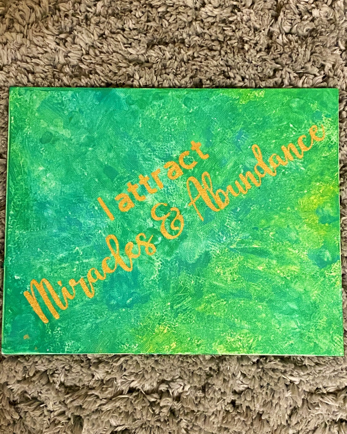 Abundance - Affirmation Painting