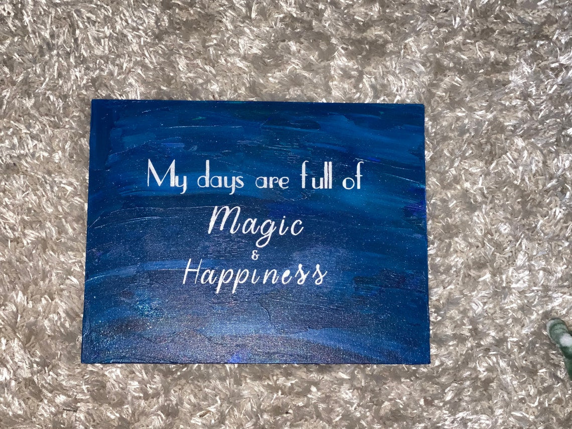 Magic & Happiness - Affirmation Painting