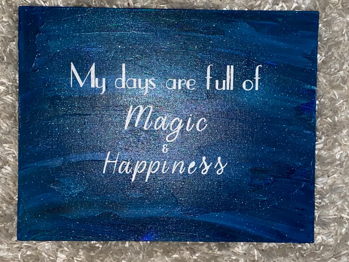 Magic & Happiness - Affirmation Painting