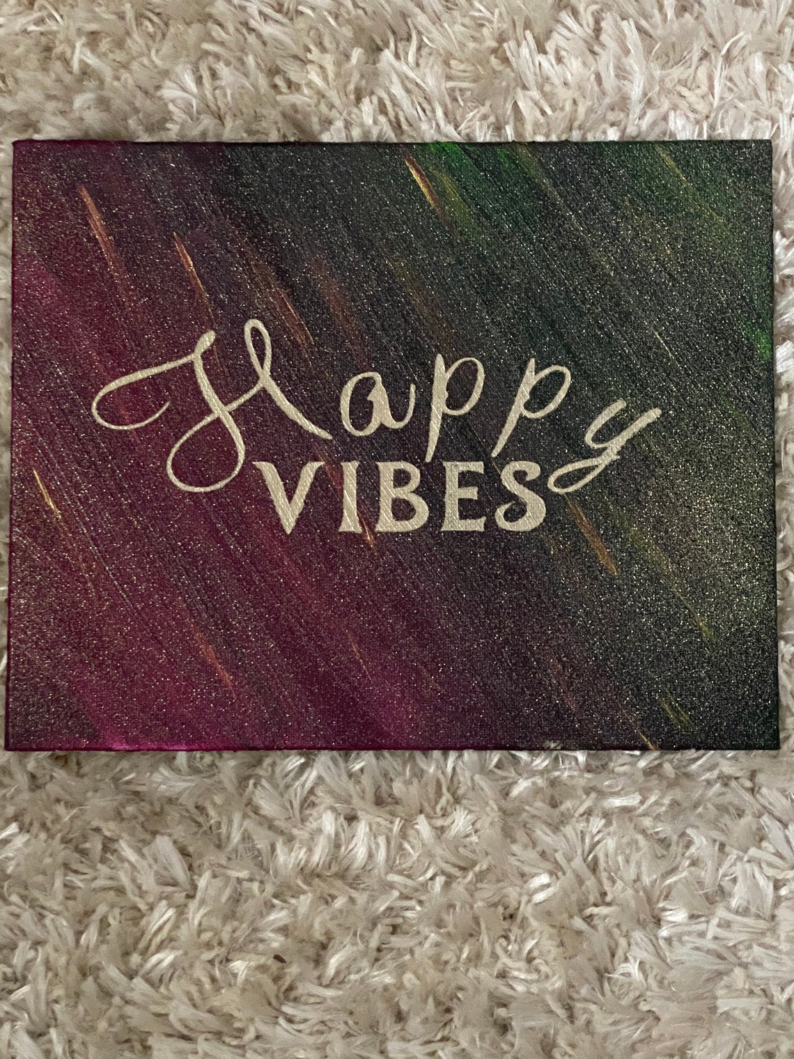 Happy Vibes - Affirmation Painting